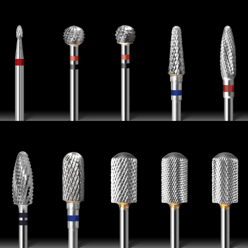 Power Tools Review - Nail Drill Bit Carbide Milling Cutters