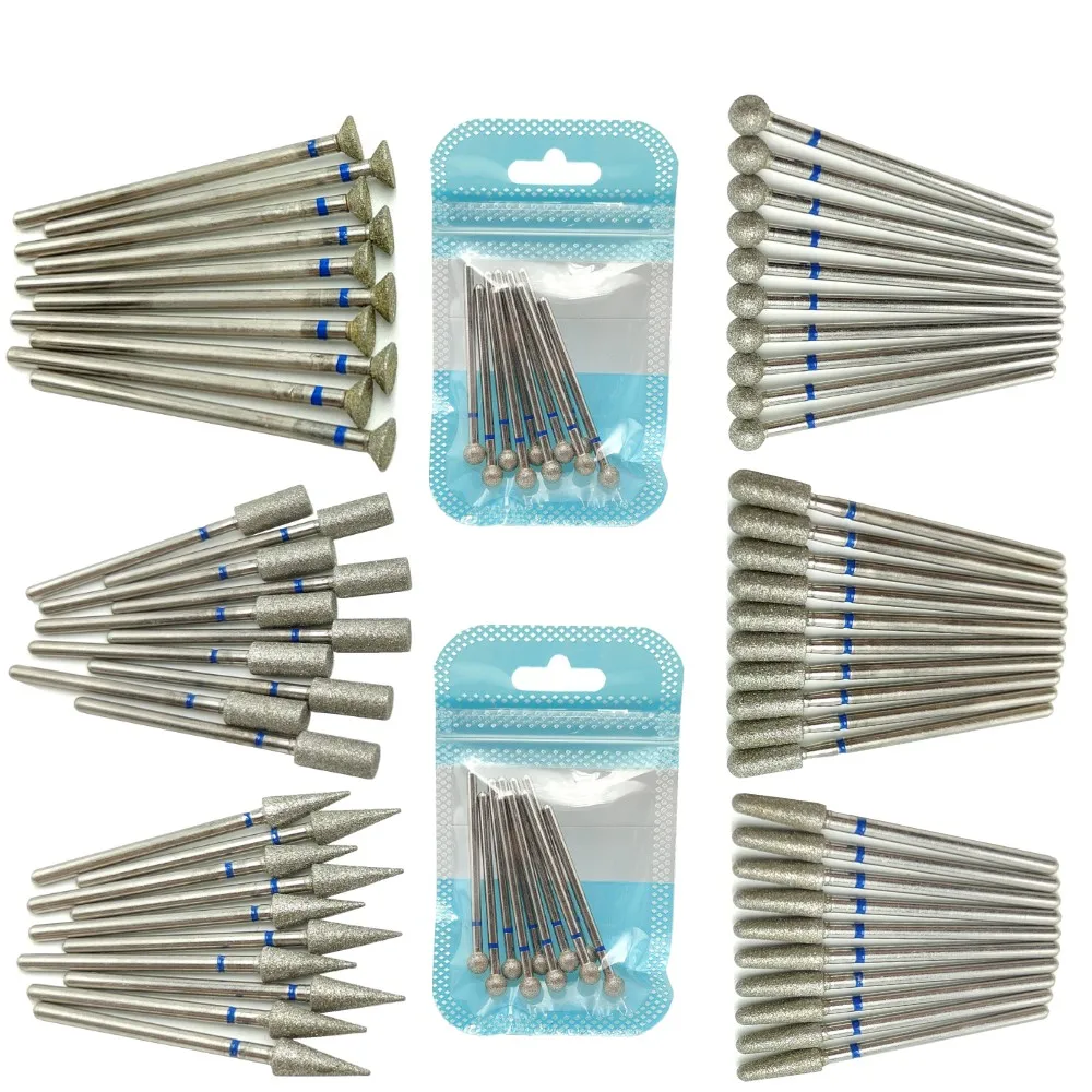 Power Tools Review - 10pcsSet Diamond Nail Drill Bit Rotery