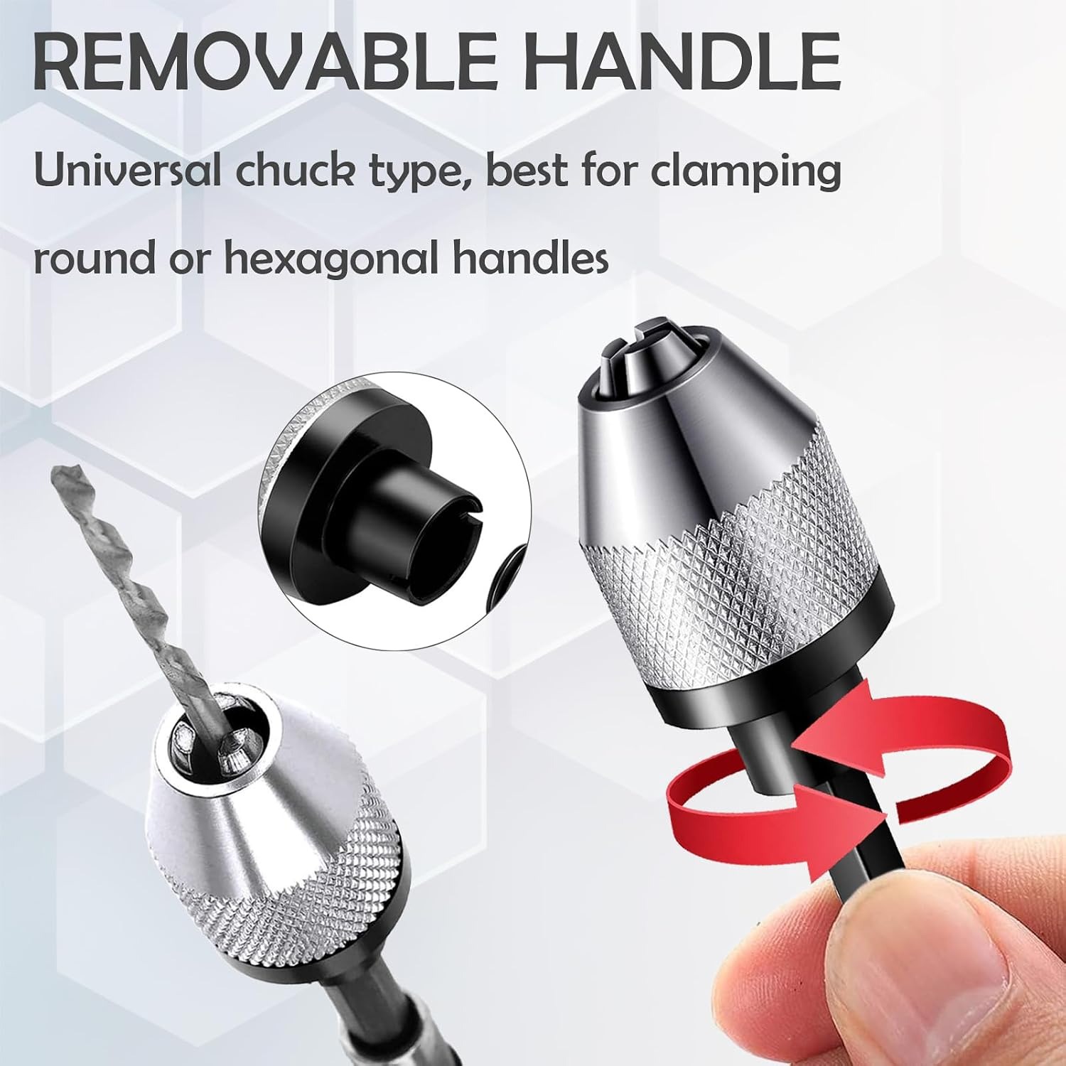 4Pcs Keyless Drill Chuck Adapt - Power Tools Router review and price