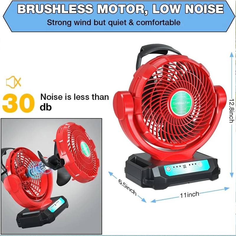 Cordless Fan For Milwaukee 18V - Power Tools Construction review and price