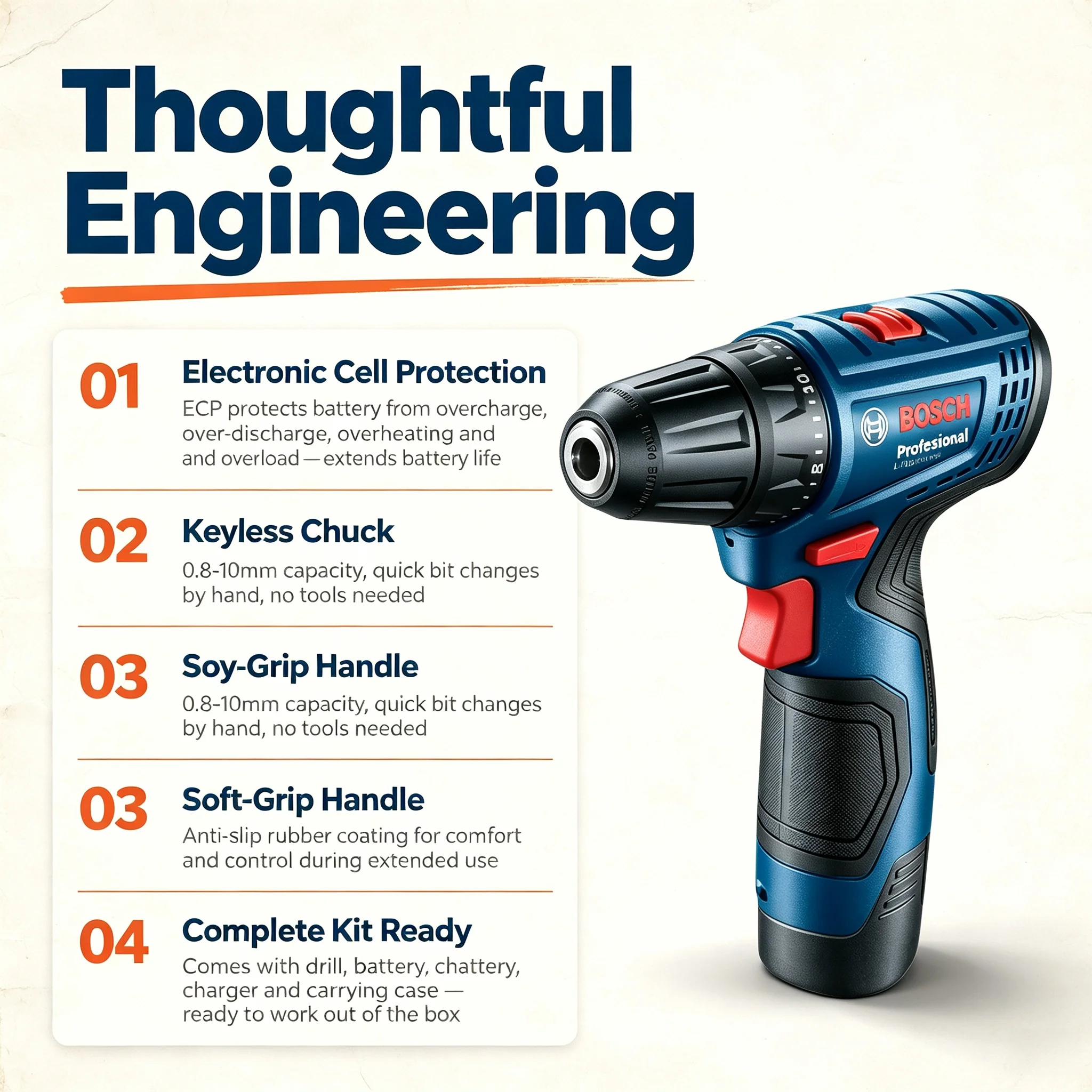 Bosch Professional GSR120-LI 1 - Power Tools For Home review and price