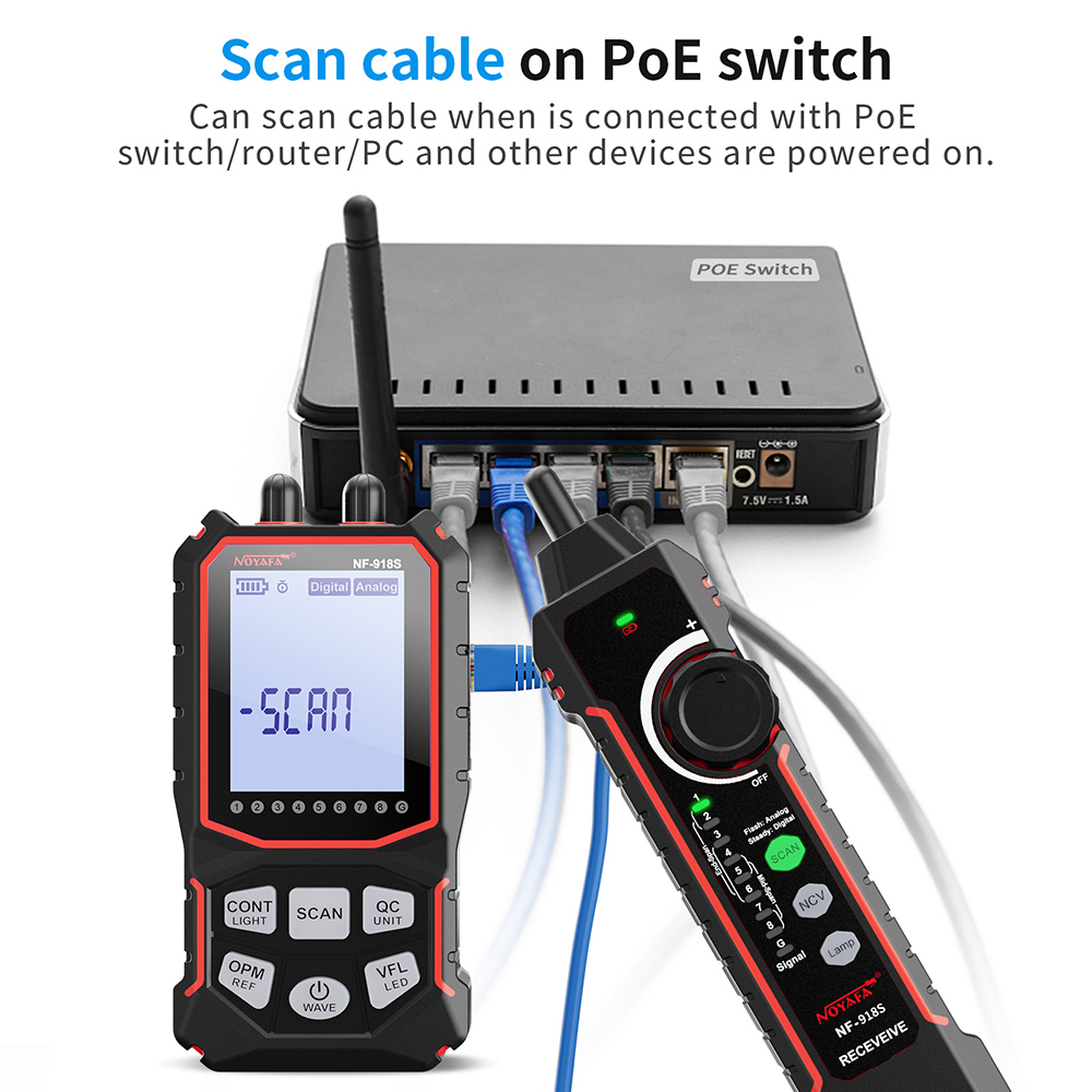 Noyafa Network Cable Tester LC - Power Tools Display review and price
