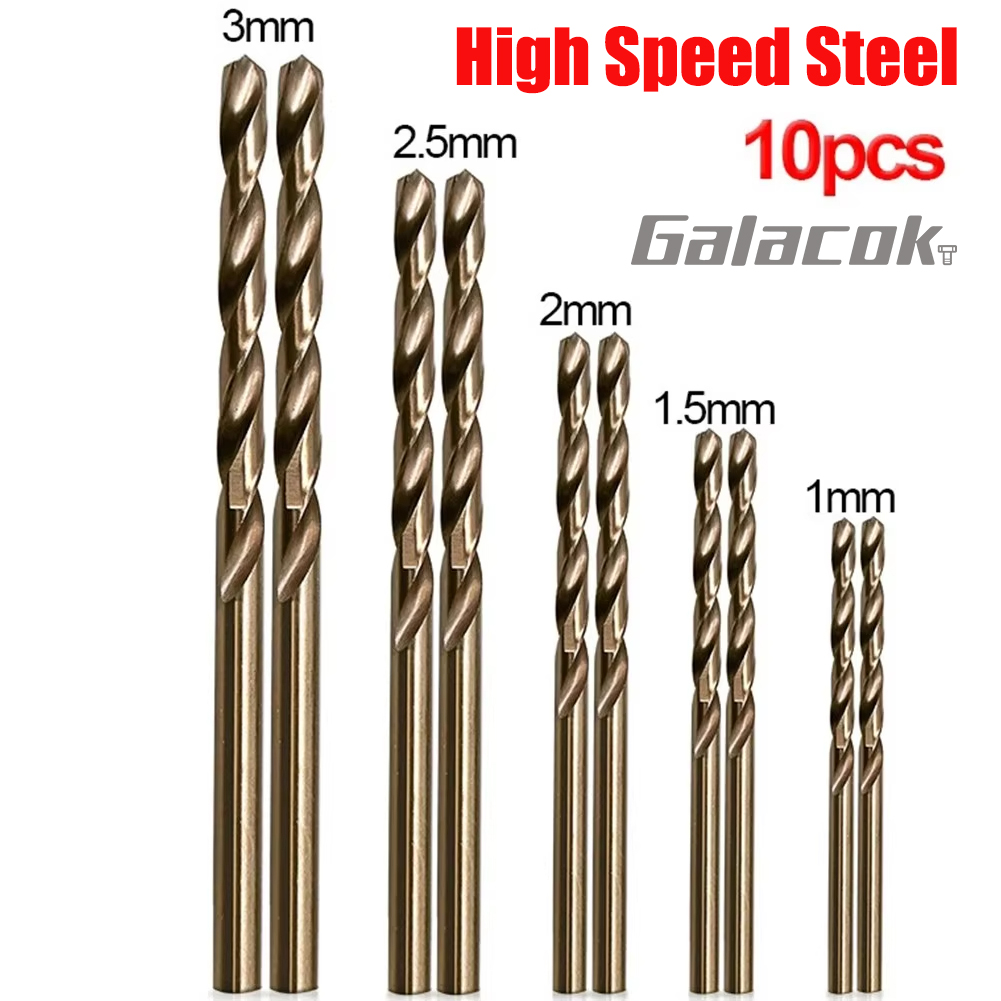 10Pcs High Speed ​​Steel Drill - Power Tools Kobalt review and price