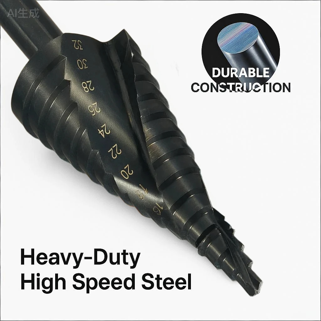 HSS Cobalt Step Drill Bit 4-32 - Power Tools Kobalt review and price