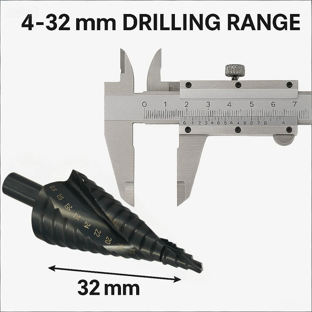 HSS Cobalt Step Drill Bit 4-32 - Power Tools Kobalt review and price