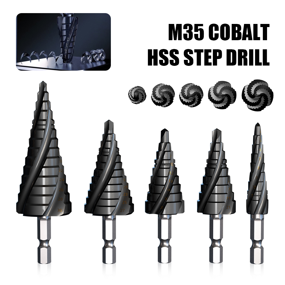M35 Cobalt 4-Flute Step Drill  - Power Tools Kobalt review and price
