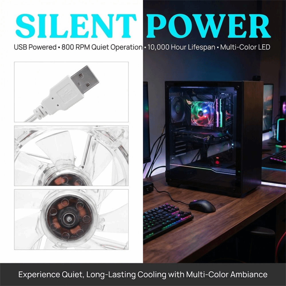 8cm Size USB Cooling Fan LED L - Power Tools Book review and price