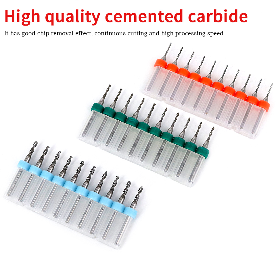 3.175mm Shank 10Pcs PCB Drill  - Power Tools Kobalt review and price
