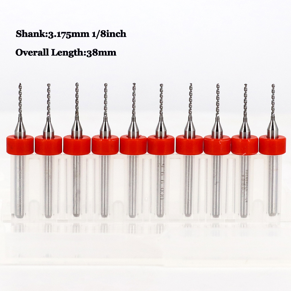 3.175mm Shank 10Pcs PCB Drill  - Power Tools Kobalt review and price