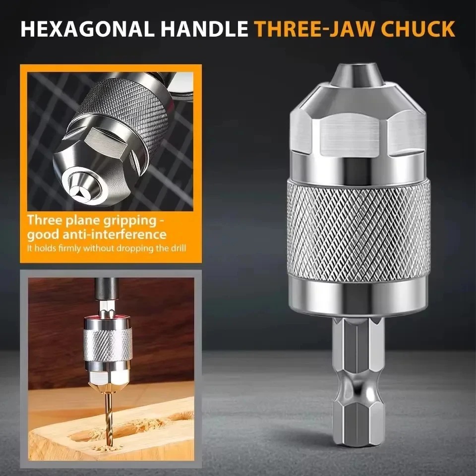 3-Jaw Keyless Drill Chuck Adap - Power Tools Review review and price