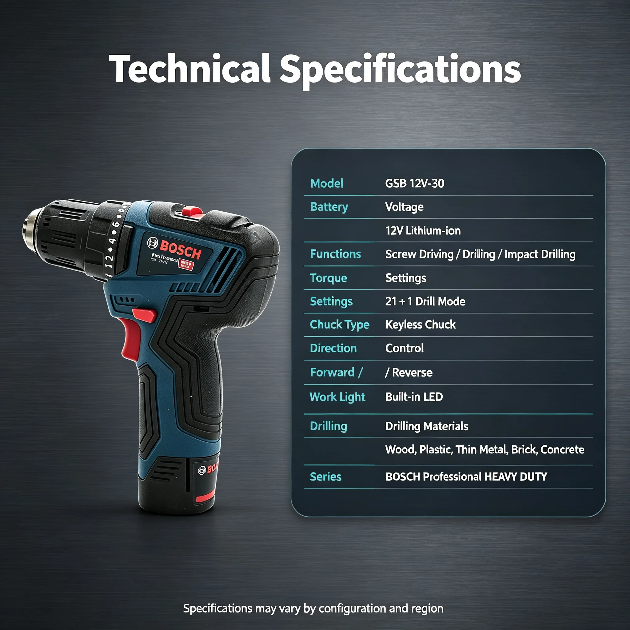 Bosch GSB12V-30 Multifunctiona - Power Tools For Home review and price