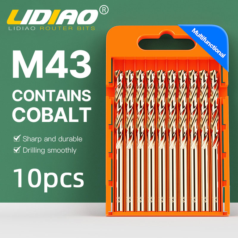 LIDIAO 5/10pcs M43 Cobalt Dril - Power Tools Kobalt review and price