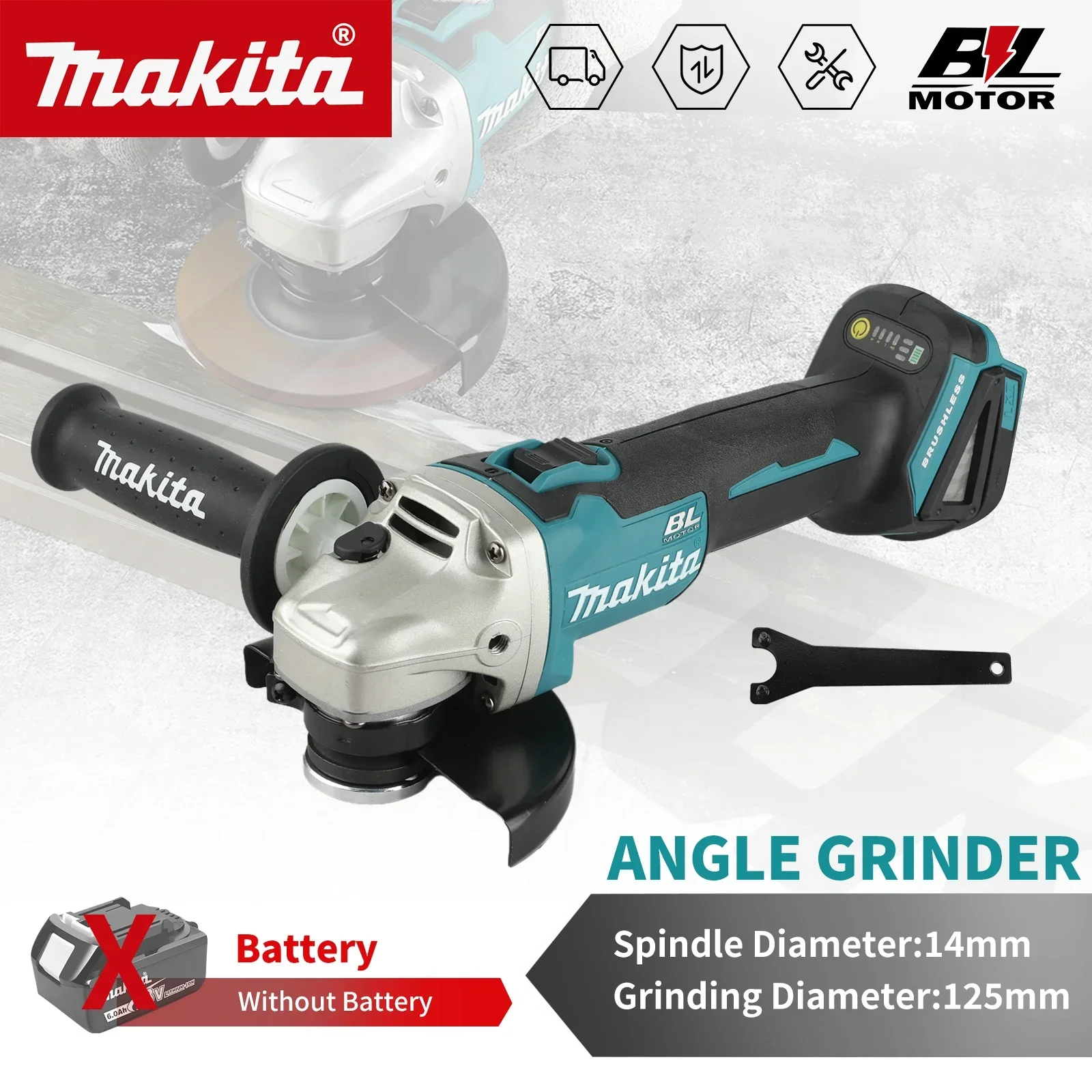 For Makita DGA504 Brushless Gr - Power Tools Construction review and price